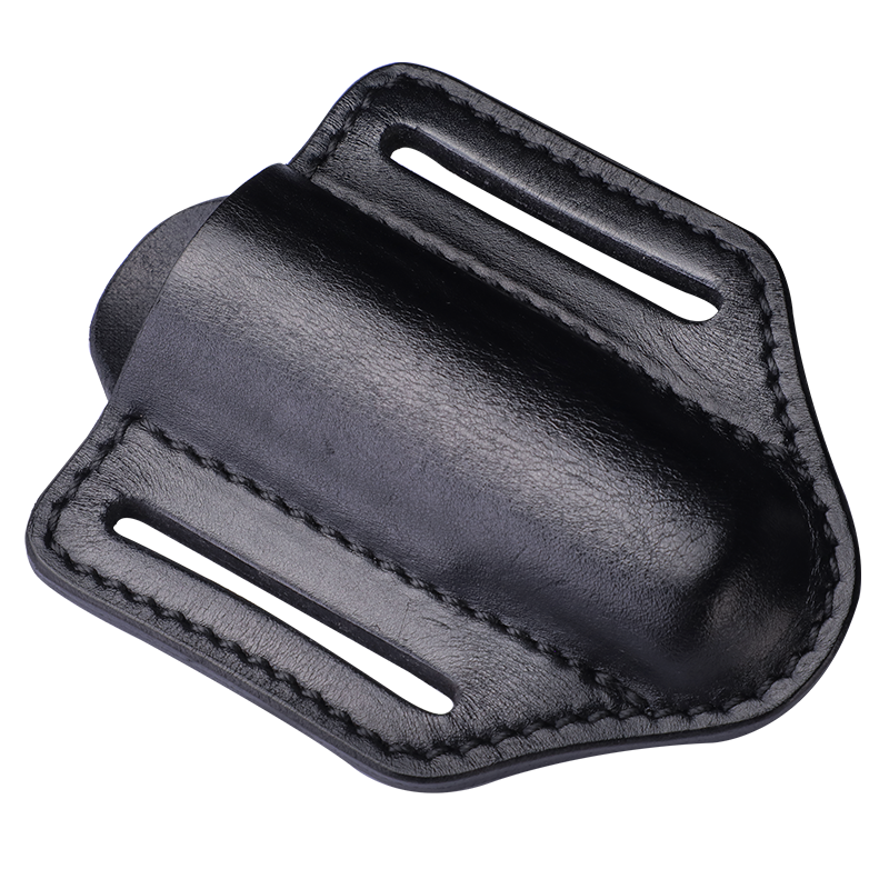 Fenix ALP 20 Open Top Leather Flashlight Holster - Tactical Duty Belt Pouch for EDC, Camping & Outdoor Adventures