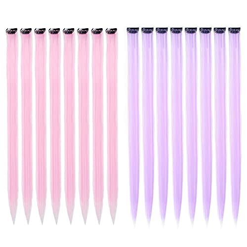 Light Purple Light Pink-16Pcs