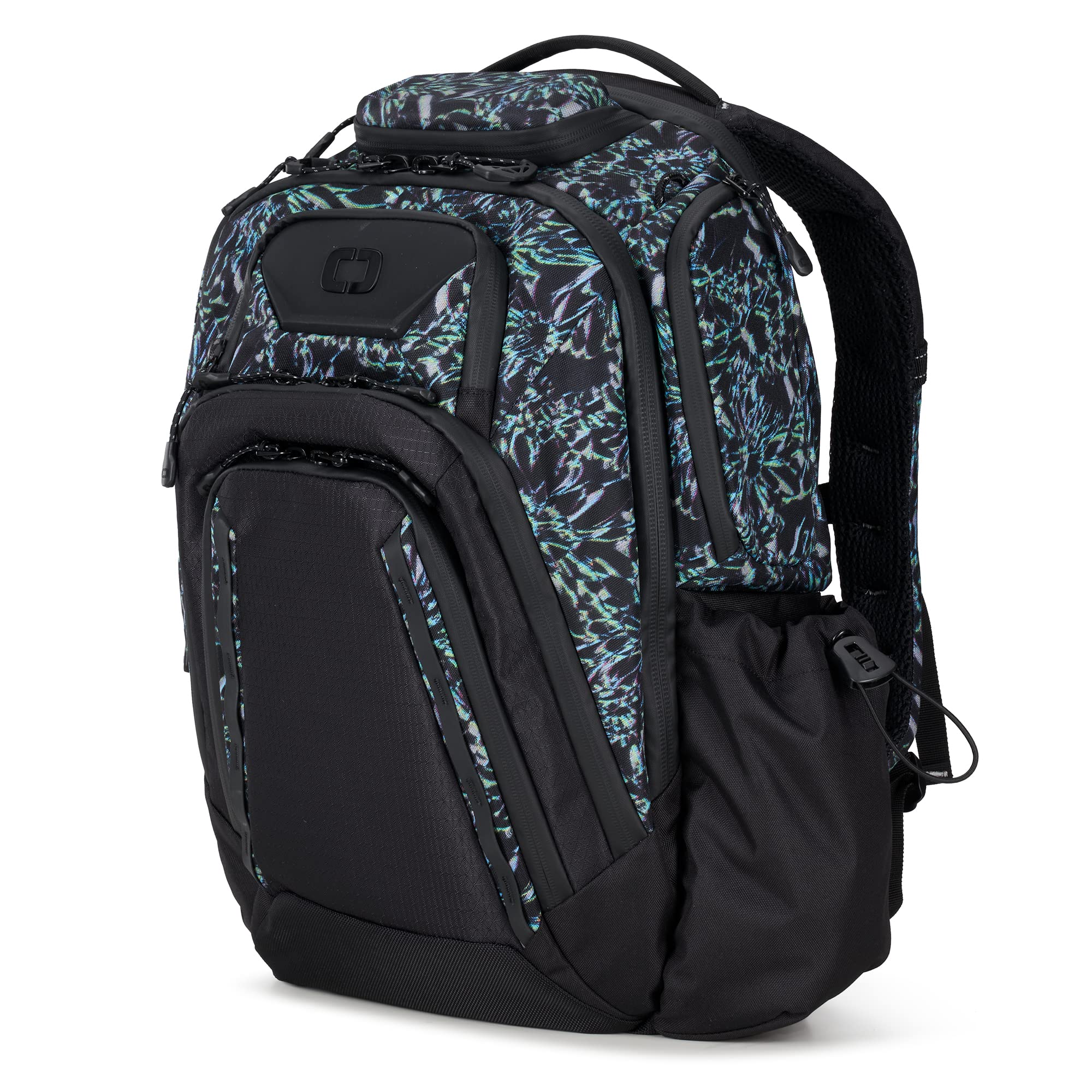 OGIO Renegade PRO Backpack - Durable Laptop Backpack for Men & Women, 17-Inch Laptop Compartment, Wildflowers Design - Perfect for Travel, Work & Outdoor Adventures