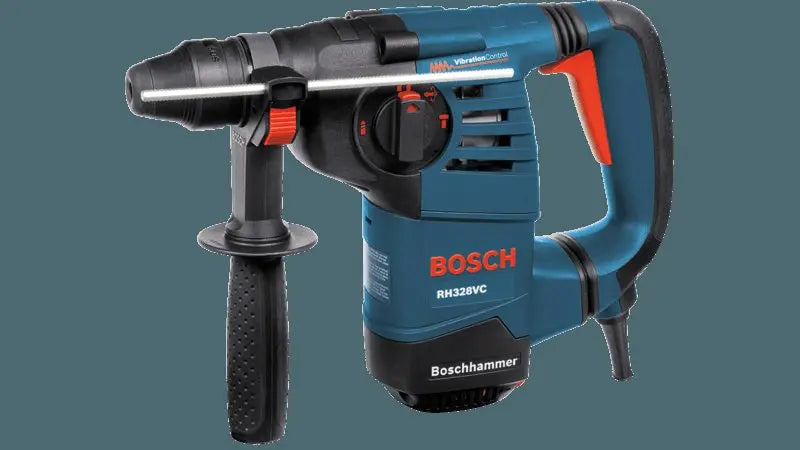 Bosch RH328VC SDS Plus Rotary Hammer - 1-1/8 Inch Heavy Duty Demolition Drill for Concrete, Brick & Masonry - Perfect for Construction, Renovation & DIY Projects