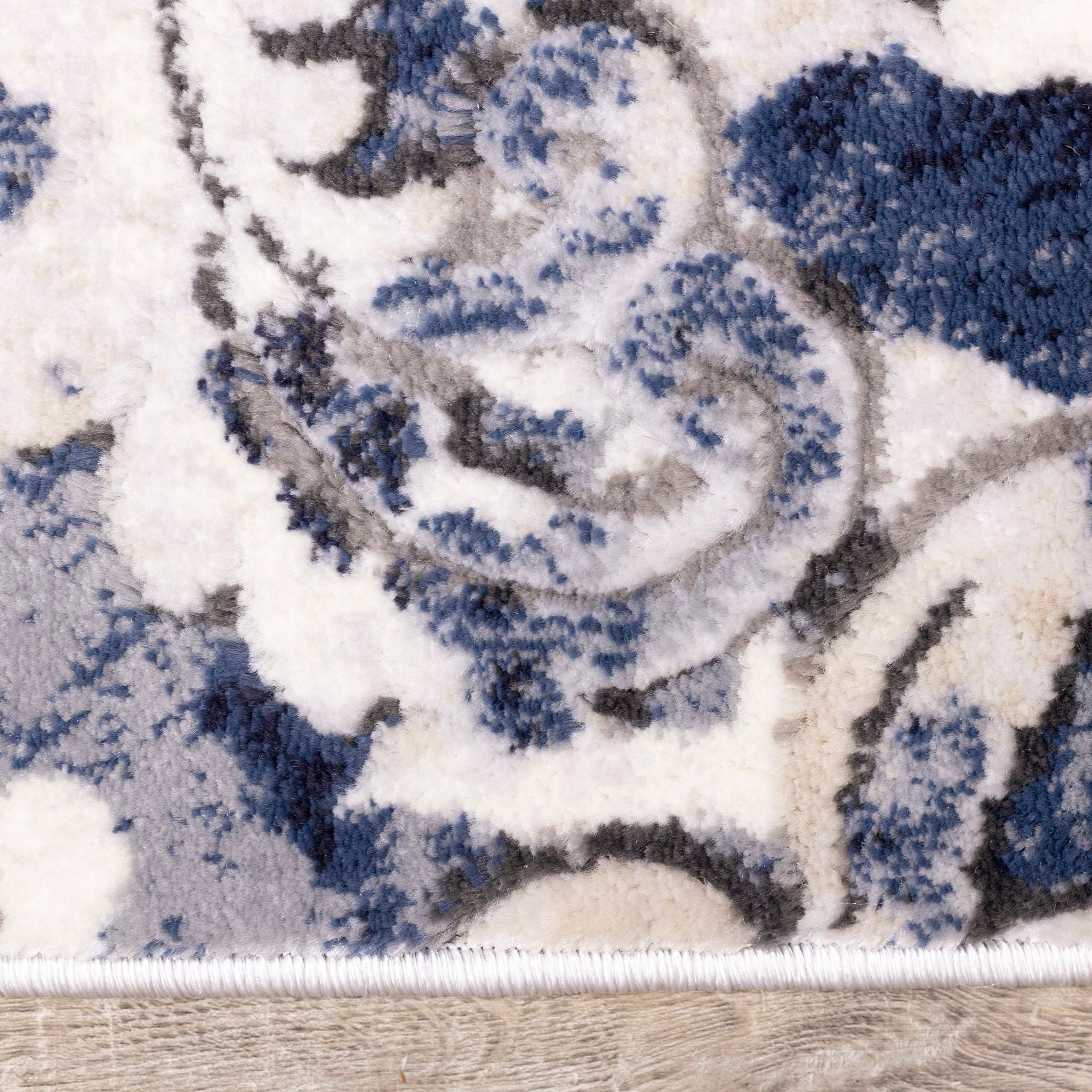 Alida Modern Area Rug 8'x10' - Soft Plush Living Room Carpet, Non-Slip Floor Mat for Bedroom, Dining Room & Home Decor