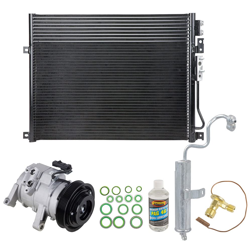 2005-2007 Jeep Grand Cherokee AC Kit with Compressor, Condenser & Drier - 60-82518CK | Perfect for Summer Cooling & AC System Repair | BuyAutoParts