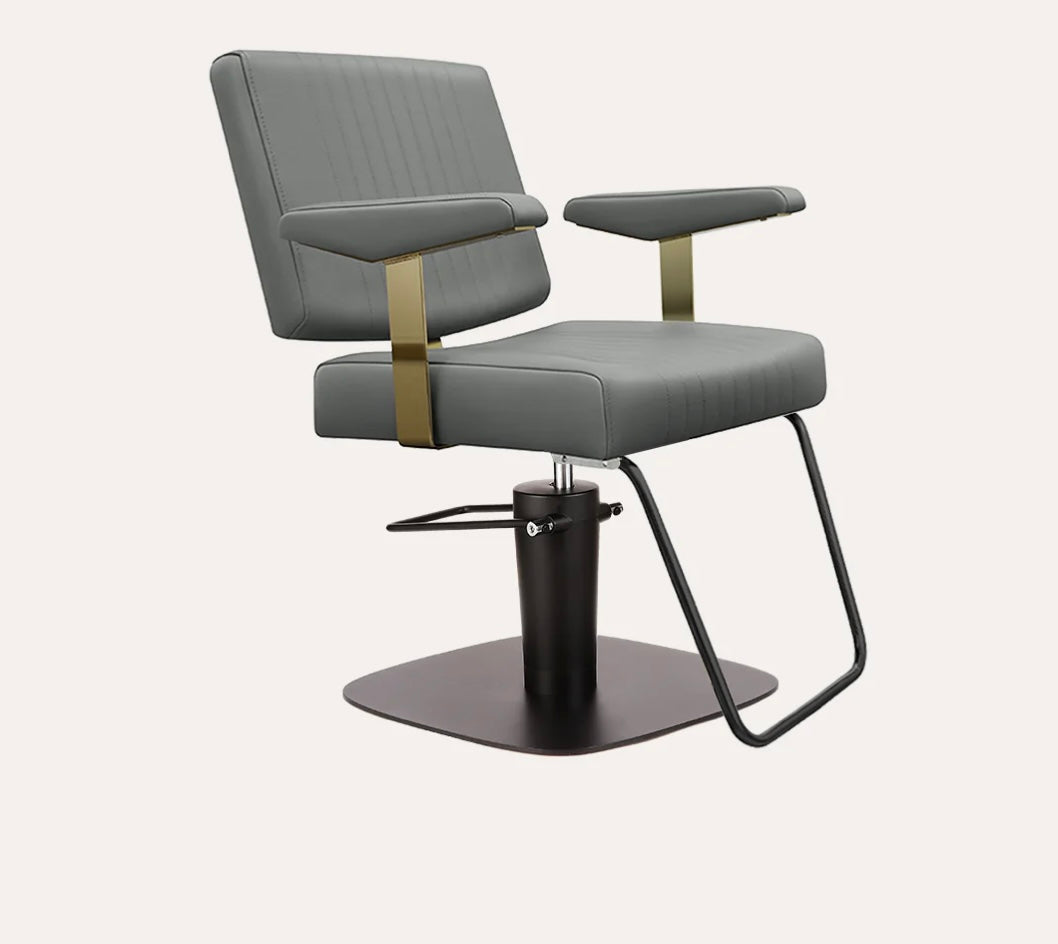 Professional Athena Salon Chair - Hydraulic Adjustable Styling Chair for Hairdressers & Barbers - Perfect for Salons, Barber Shops & Home Use