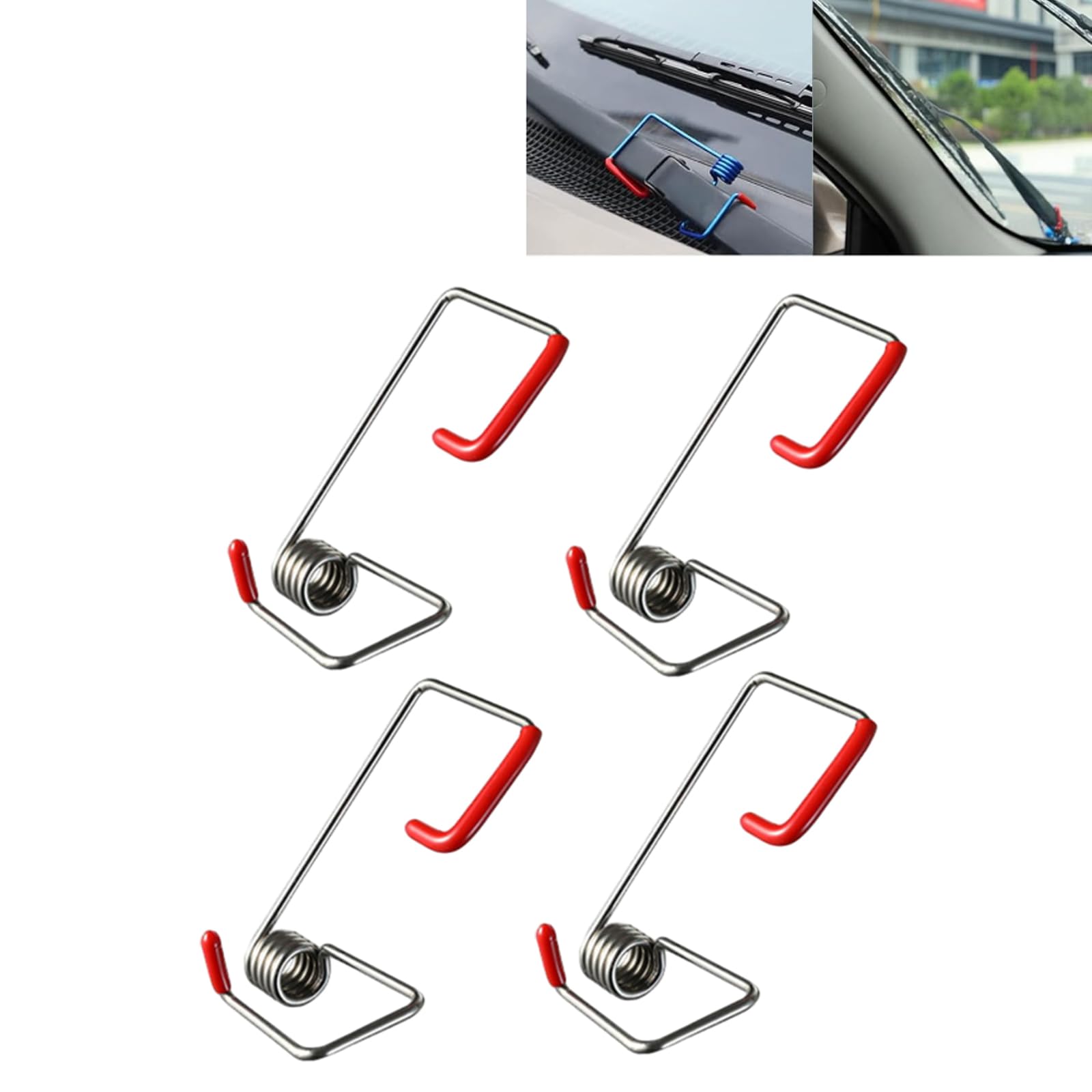 High-Performance Windshield Wiper Arm Pressure Spring Booster - Heavy Duty Wiper Arm Replacement for Trucks & Cars (2025 New Model) - Improves Wiper Contact & Visibility in Rain, Snow & Extreme Weather