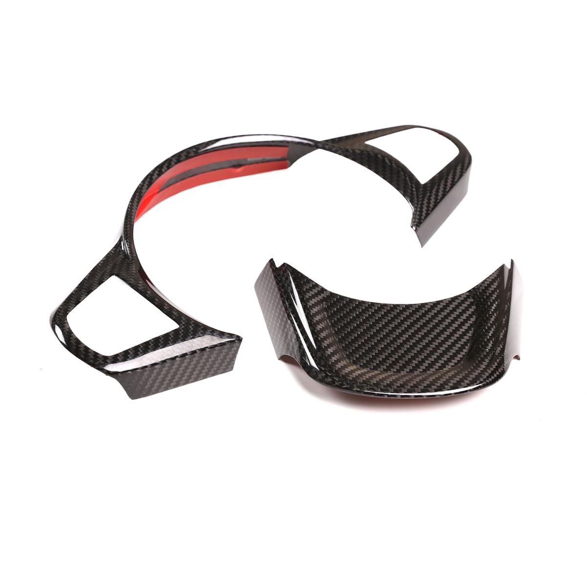 Carbon Fiber Center Console Button Frame for Toyota Supra GR A90 A91 MK5 2019-2024 - Black Real Carbon Fiber Trim & Protective Cover - Upgrade Interior Styling for Sports Car Enthusiasts