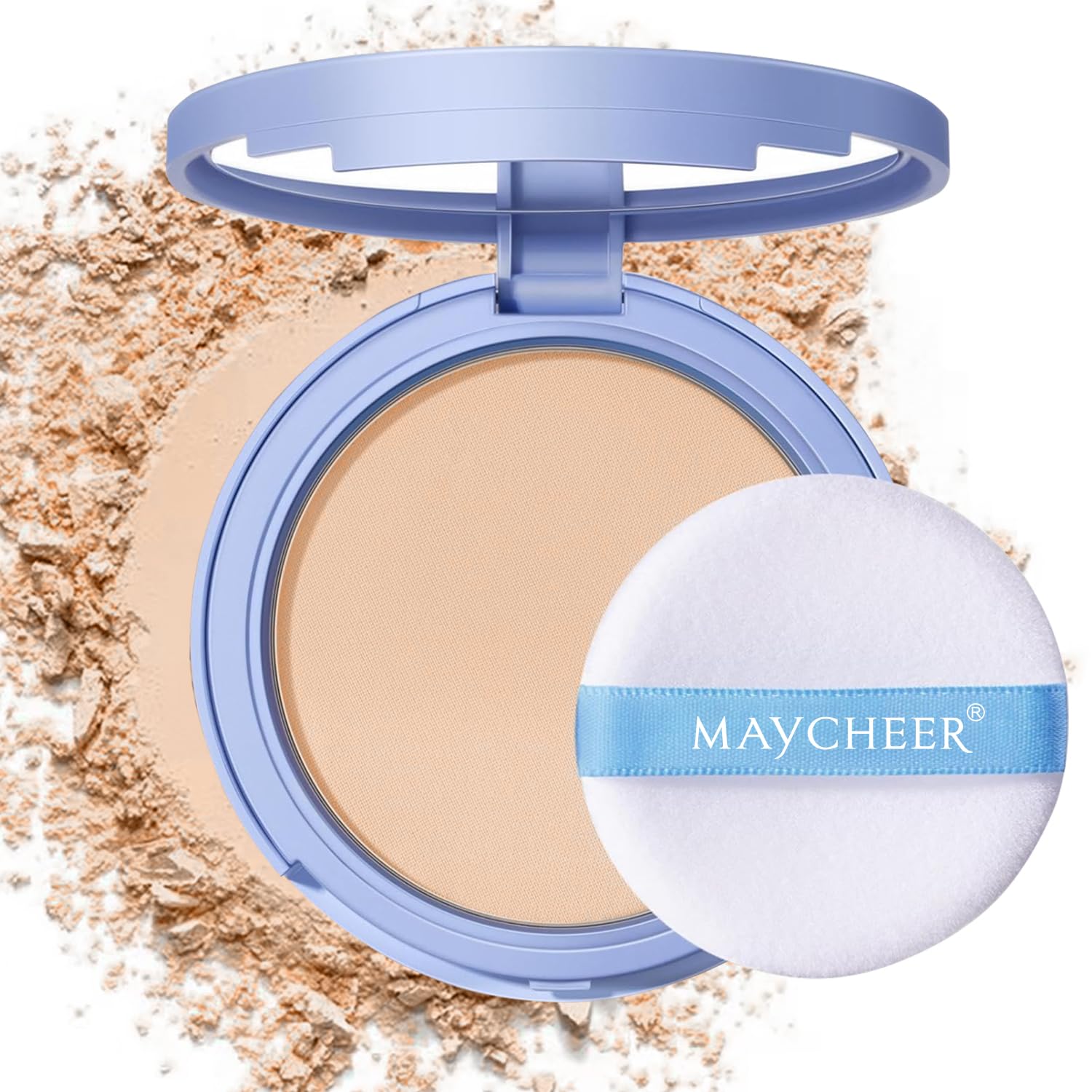 Oil Control Pressed Face Powder - Matte & Smooth Translucent Setting Powder | Waterproof, Long-Lasting Makeup Finishing Powder | Cruelty-Free (02 Natural) | Perfect for Oily Skin & All-Day Wear | Ideal for Daily Makeup, Touch-Ups & Photo Shoots
