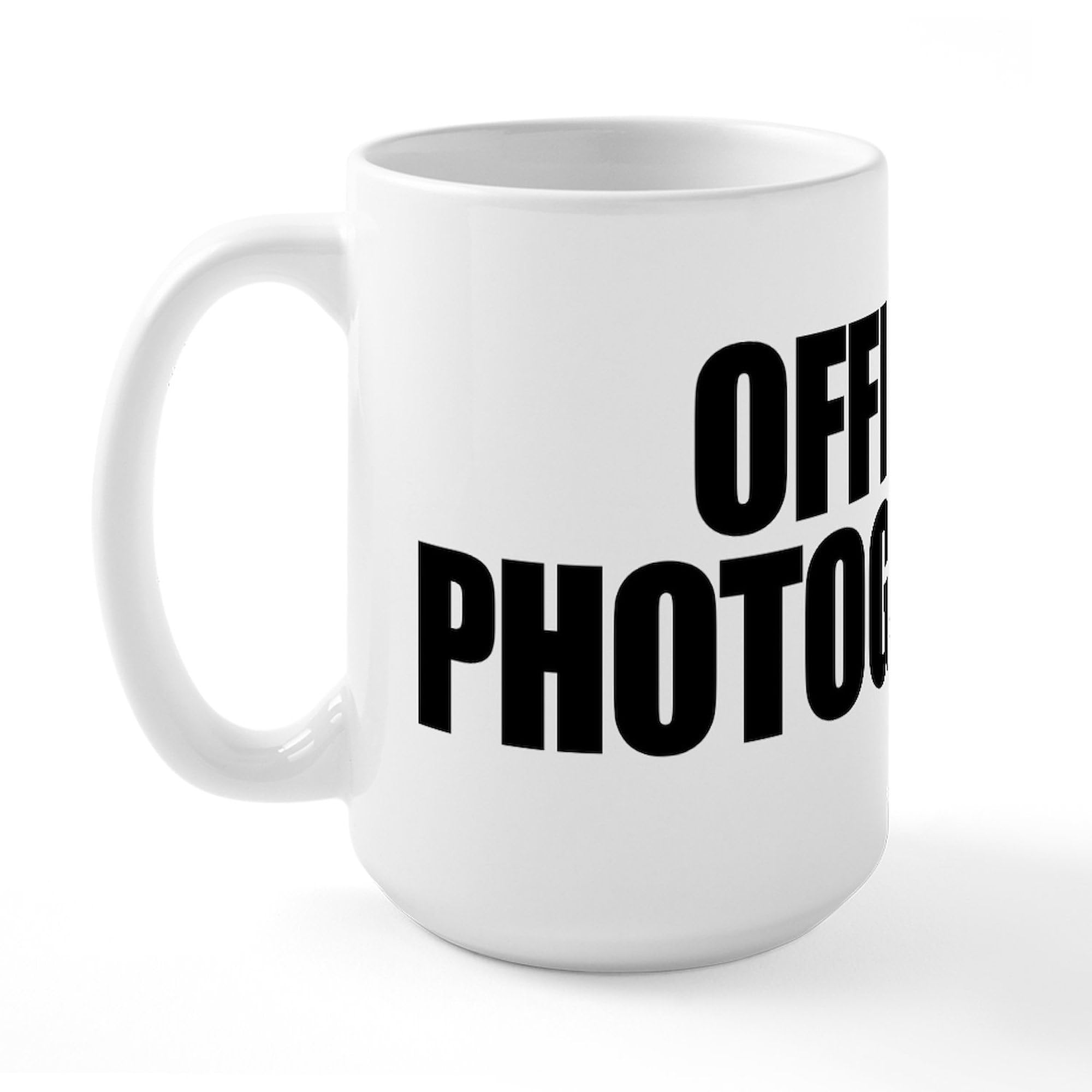 Official Photographer Ceramic Coffee Mug 15 oz (444 ml) - Perfect Gift for Photographers & Coffee Lovers - Ideal for Office, Home, or Studio Use