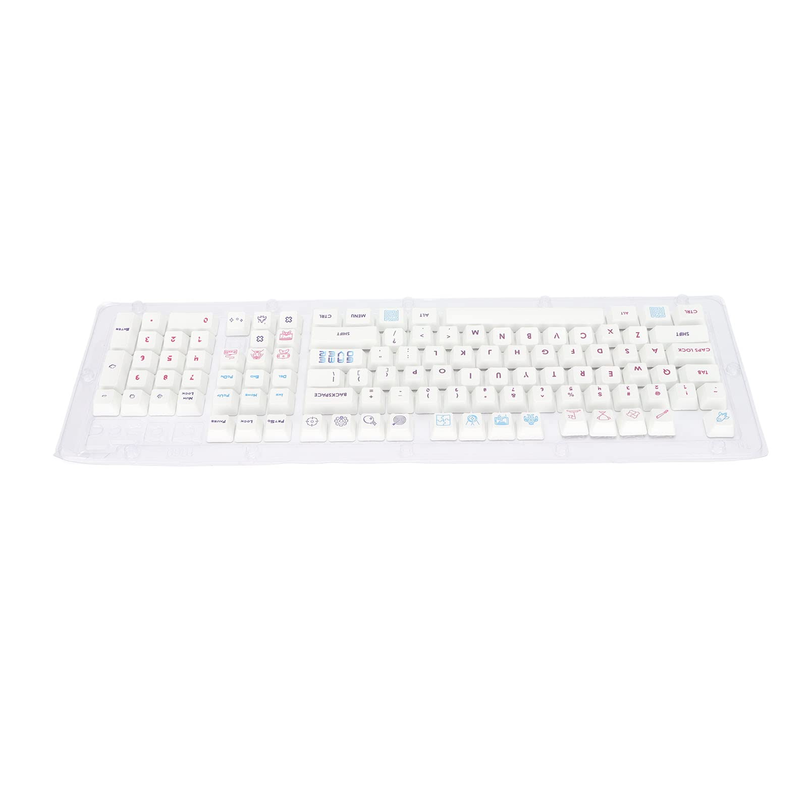 Premium PBT OEM Height Keycaps - Durable Oil-Proof Coating for Mechanical Keyboards (Compatible with Most MX Switches) - Perfect for Gaming, Typing & Office Work