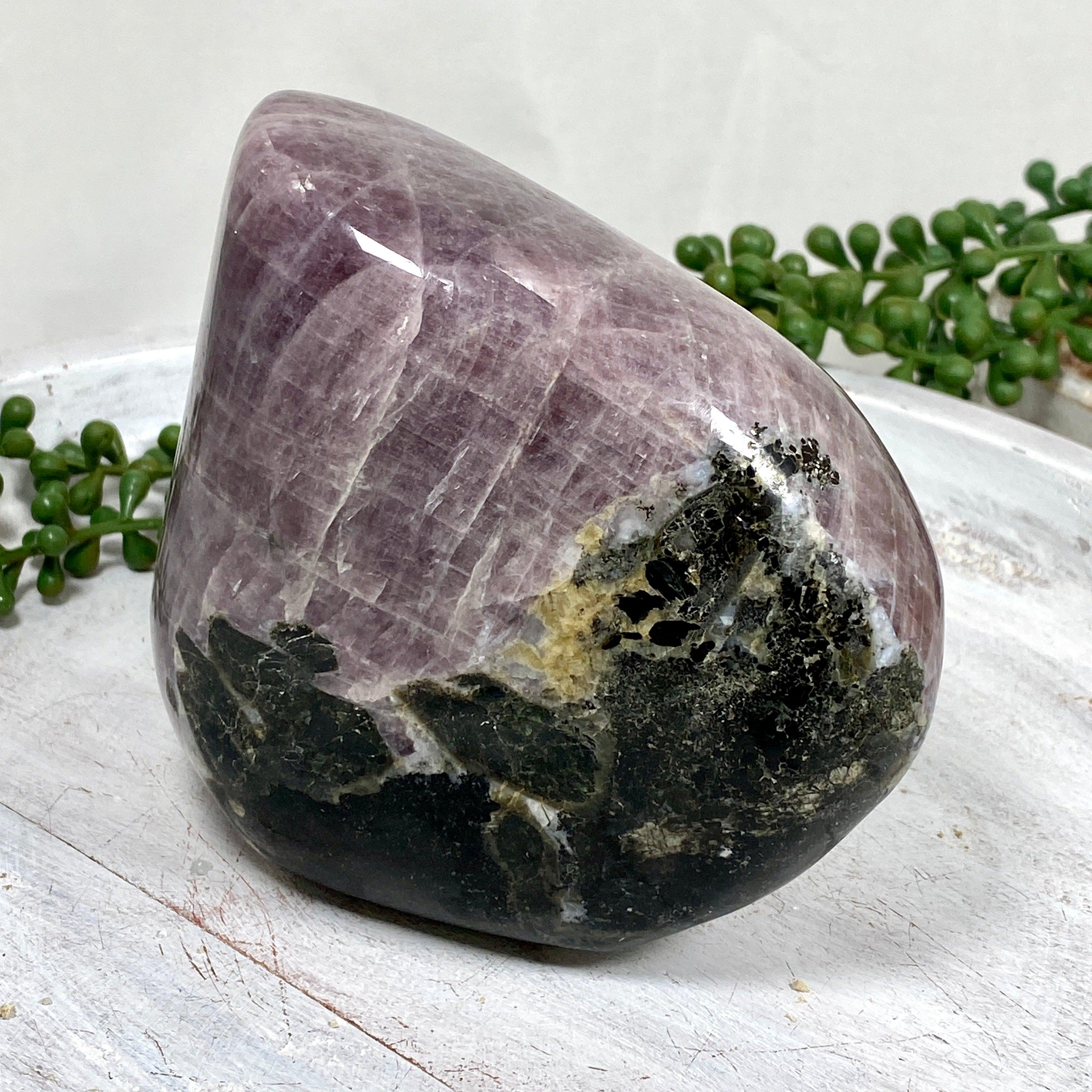 Natural Purple Anhydrite (Angelite) Freeform Stone - Healing Crystal for Meditation, Energy Work & Spiritual Growth - Home Decor, Reiki, Chakra Balancing
