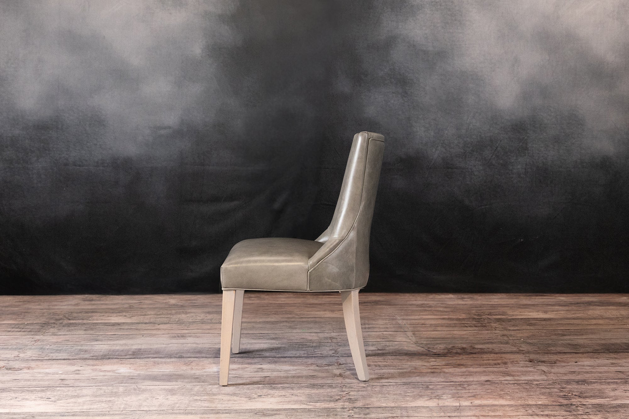 VIENNA DINING CHAIR - Modern Wooden Kitchen Chairs Set of 2, Comfortable Upholstered Seat for Dining Room, Kitchen, Restaurant & Home Decor