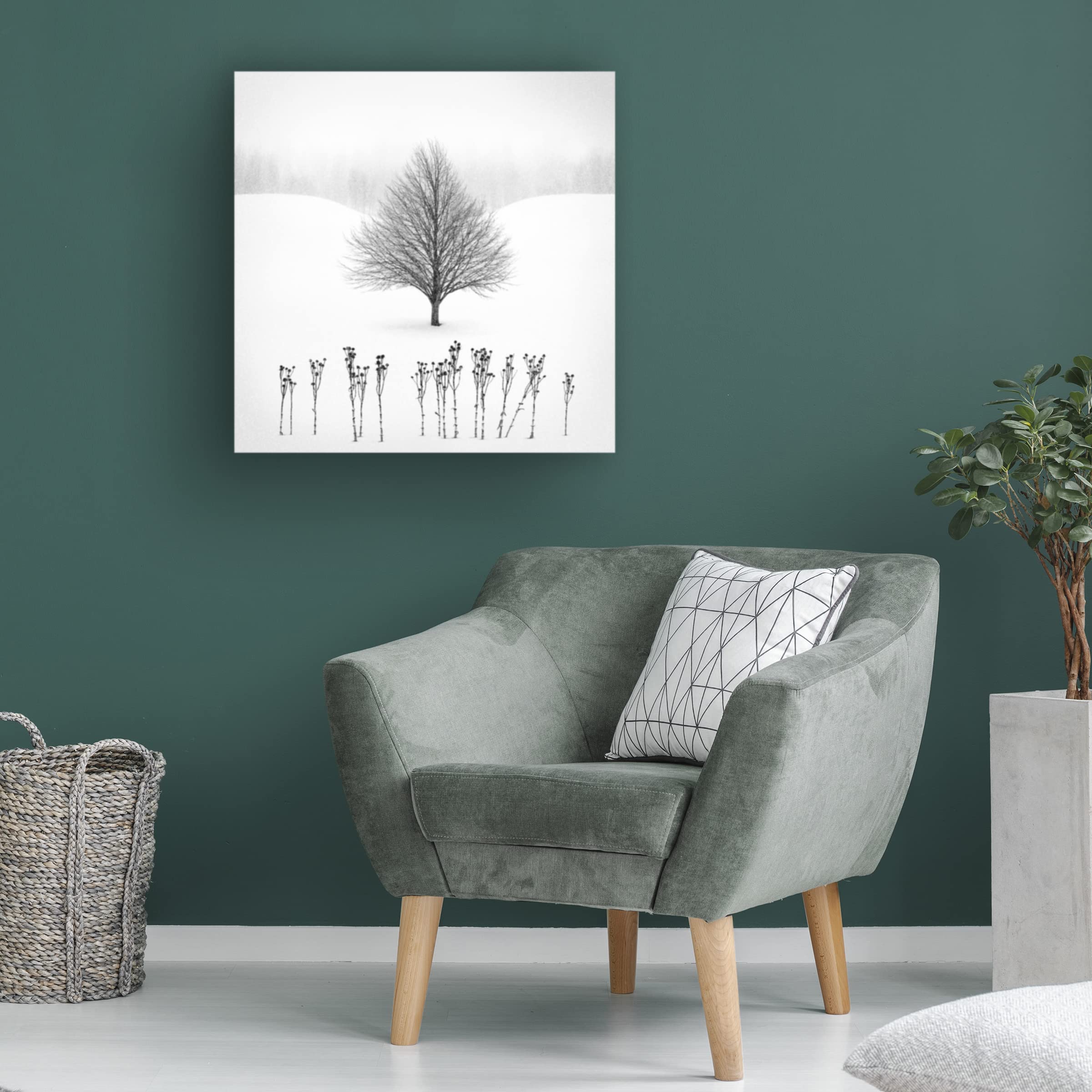 Matt Anderson 'White' Canvas Art Print - Modern Abstract Wall Decor for Living Room, Bedroom & Office - Trademark Fine Art Collection