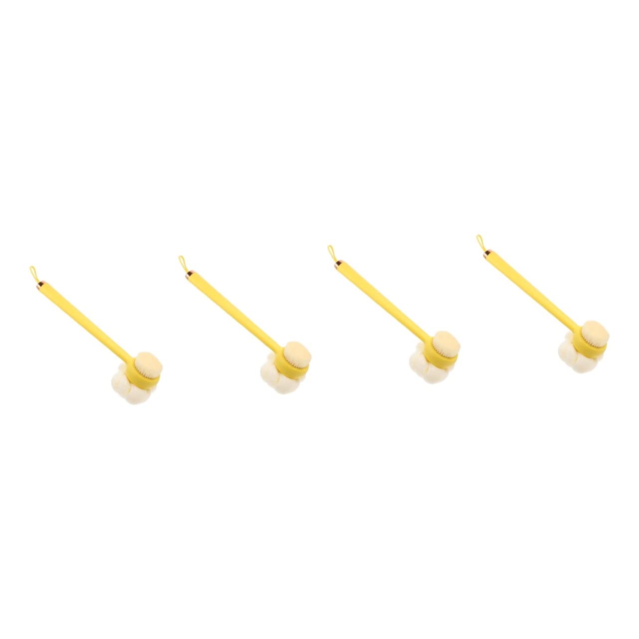 Homoyoyo 4pcs Soft Bath Brush - Body Scrubber for Shower & Elderly Care