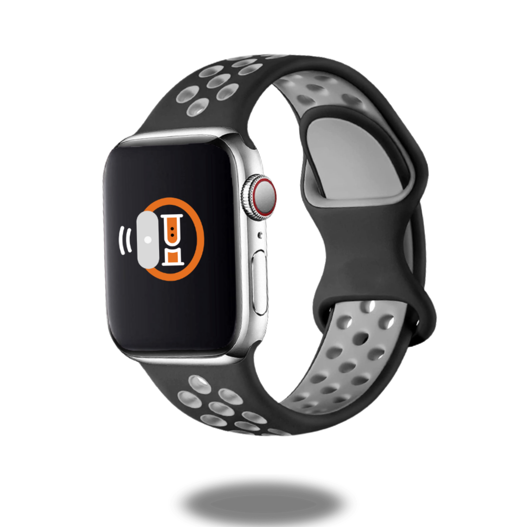 Sport Silicone Double Buckle Band - Adjustable & Durable Wristband for Running, Gym & Outdoor Activities - Perfect for Fitness Enthusiasts & Athletes