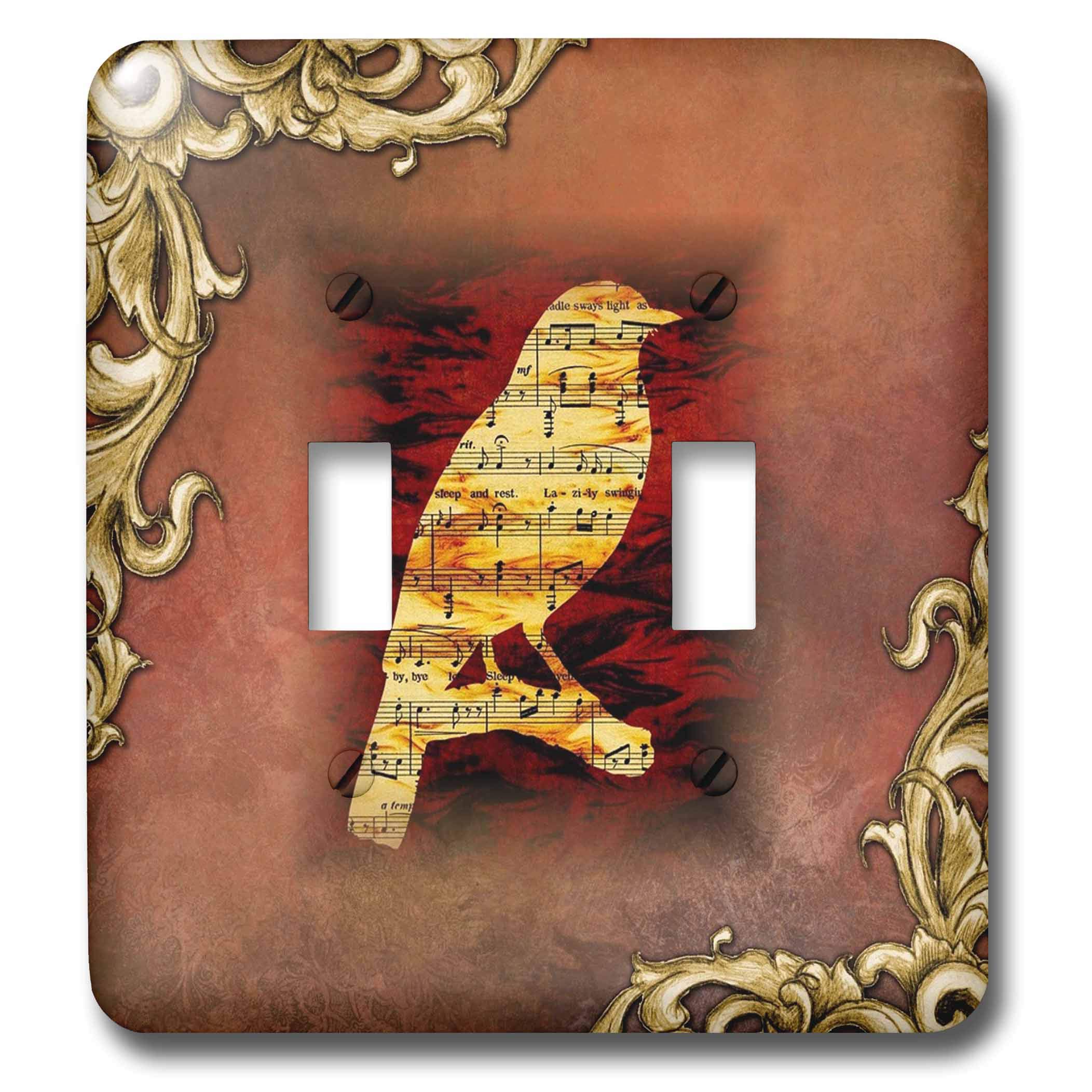 3D Rose Light Switch Cover - Decorative for Home Decor