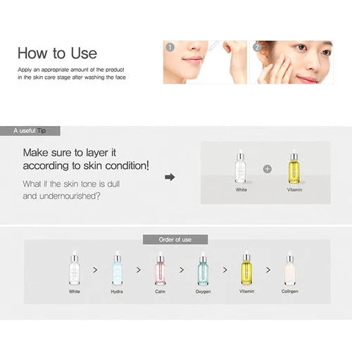 9wishes Miracle White Ampoule Serum 25ml - Brightening & Hydrating Facial Treatment for Glowing Skin | Perfect for Daily Skincare Routine & Nighttime Regimen