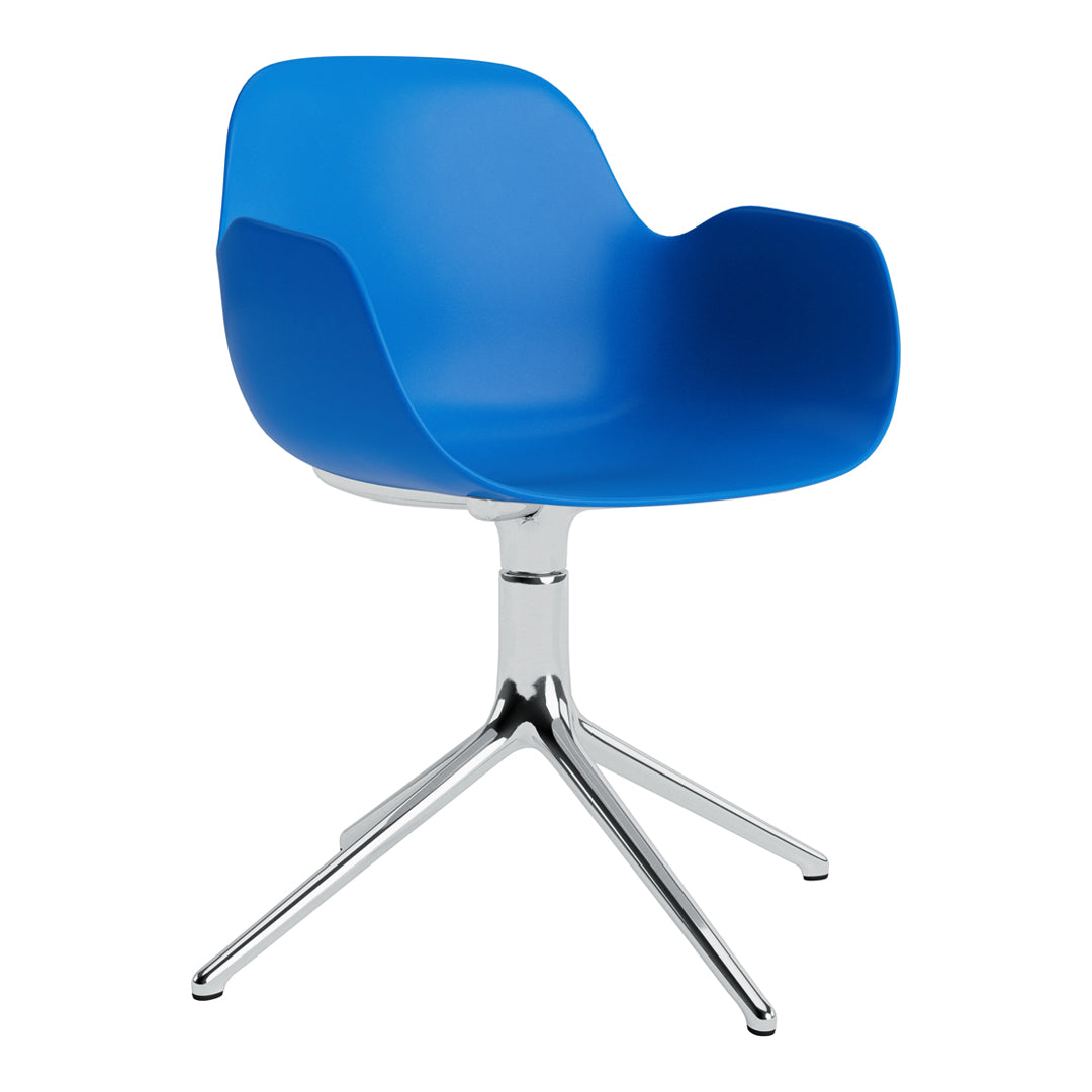 Modern Form Armchair with 4L Swivel Base - Ergonomic Office Chair for Home & Workspace - Perfect for Working, Gaming, and Relaxing