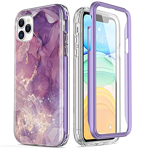 Glitter Purple Marble