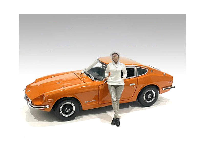 1/18 Scale Car Meet 2 Figurine Set - Highly Detailed Miniature Figures for Diecast Model Displays by American Diorama - Perfect for Car Show Dioramas, Model Train Scenes & Collectible Displays