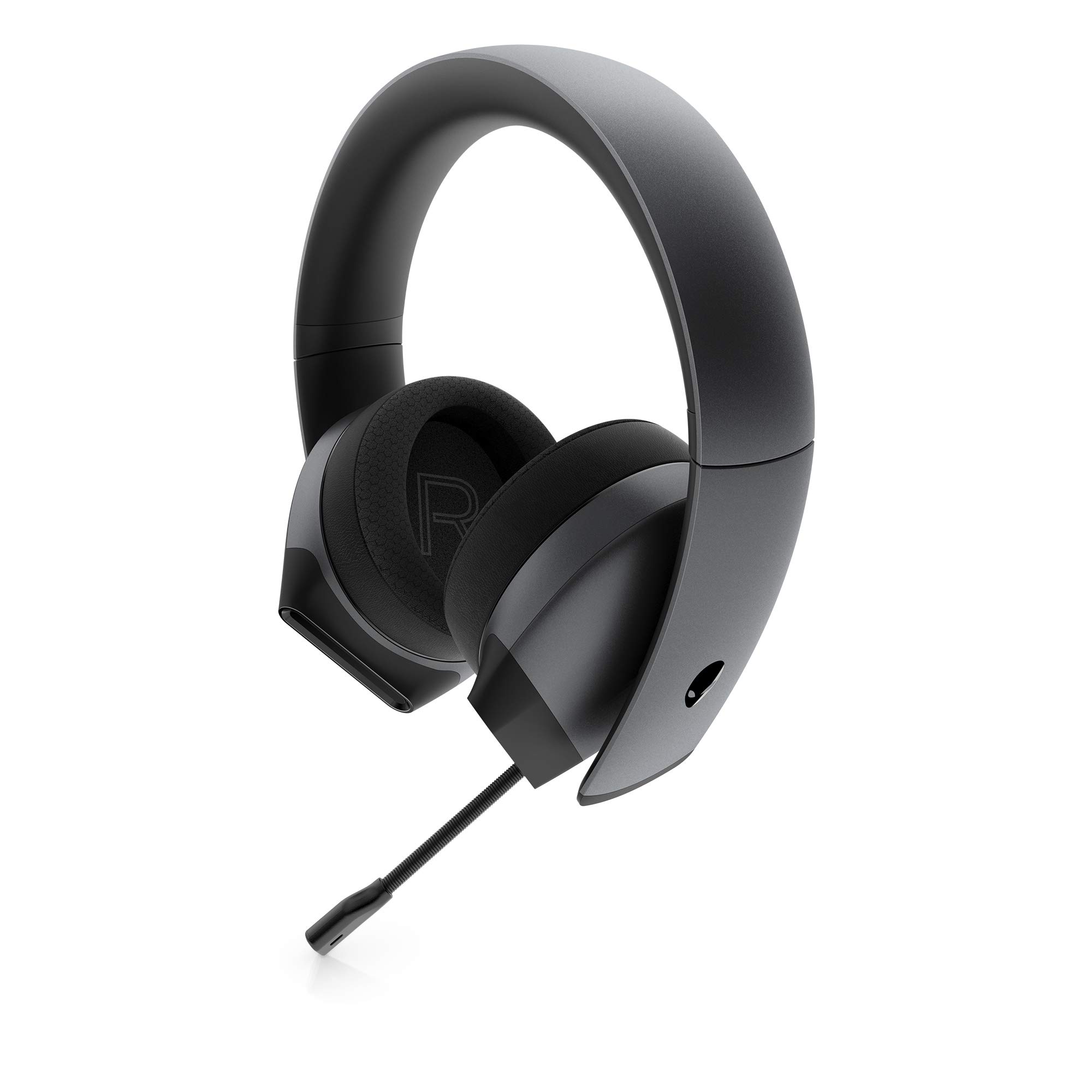 Alienware AW510H 7.1 Surround Sound Gaming Headset with 50mm Hi-Res Drivers & Noise Cancelling Mic - Multi-Platform Compatible for PC, PS4, Xbox One, Nintendo Switch via 3.5mm Jack - Perfect for Competitive Gaming & Immersive Audio Experience