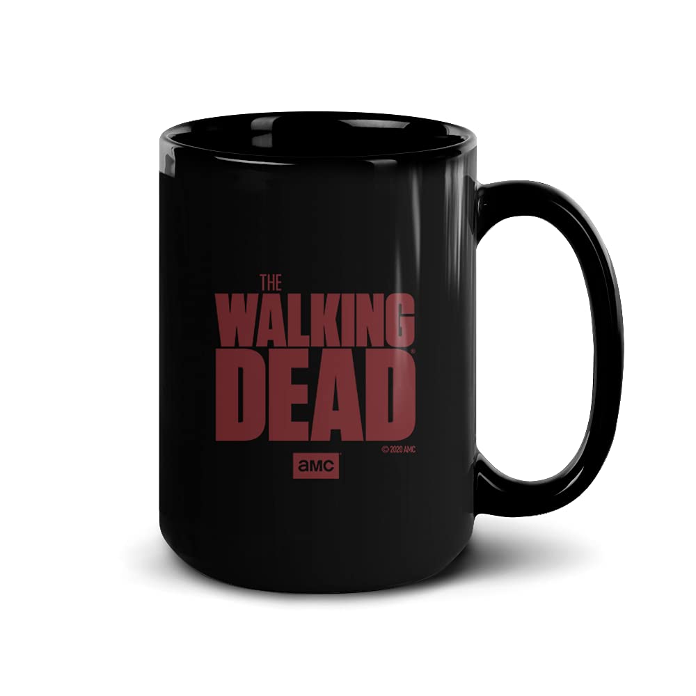 The Walking Dead Season 10 Knife Man Black Coffee Mug - Perfect for Fans, Office Use & TV Show Marathon Gifts