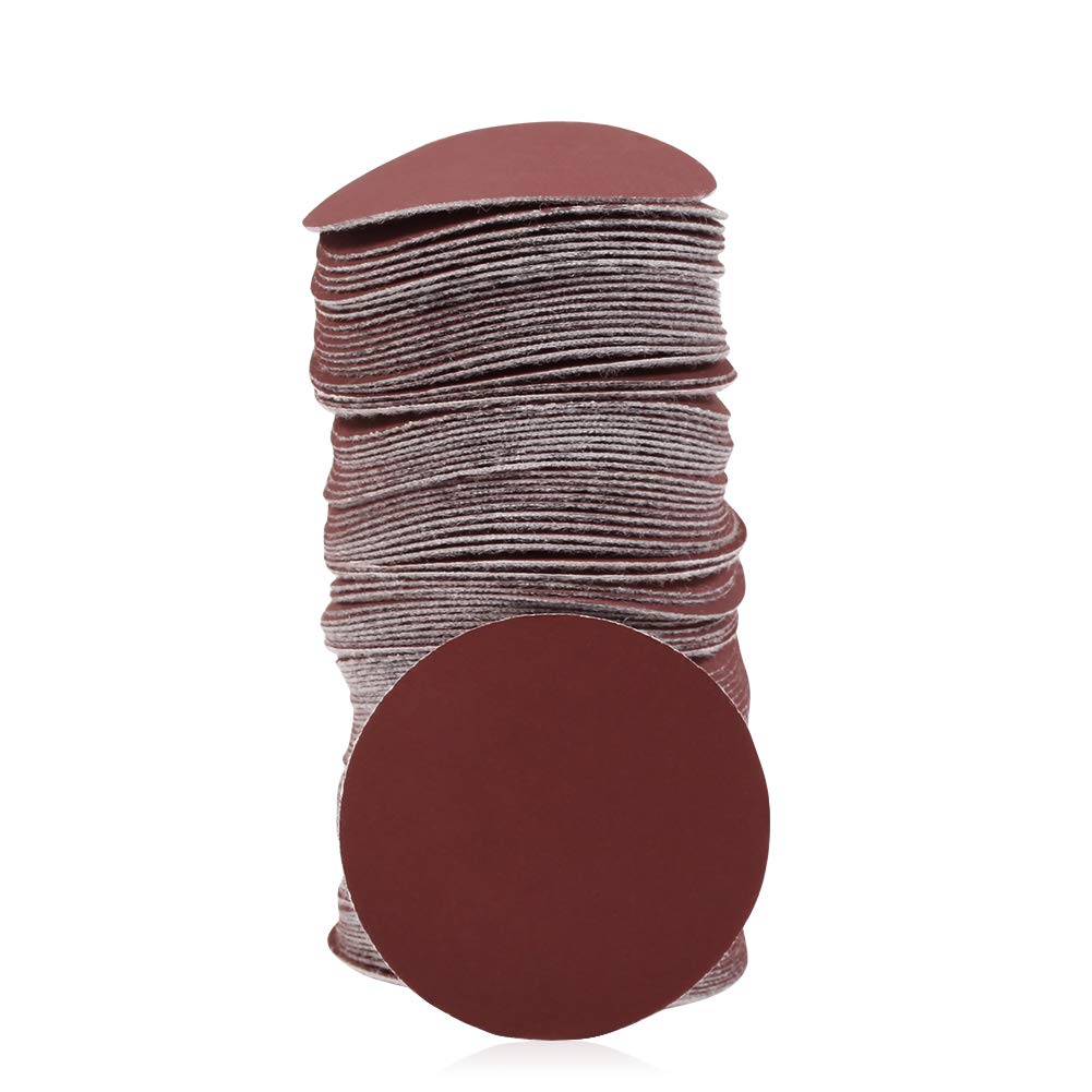 SPEEDWOX 100-Pack 2 Inch 2000 Grit Hook and Loop Sanding Discs for Sanders, Drills, Grinders & Rotary Tools - Perfect for Woodworking, Auto Body & DIY Projects