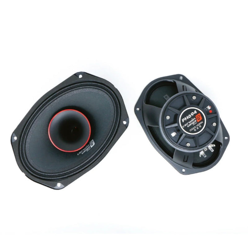 Cerwin Vega PH694 6x9 Inch PRO Full Range Coaxial Horn Speaker - High Performance Car Audio System (Refurbished) | Perfect for Car Upgrades, Home Theater & Outdoor Events