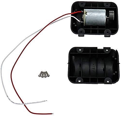 Xiaoyztan 2300RPM Low Speed Massager Motor - 12V DC Vibration Motor with Durable Black Plastic Housing - Perfect for Massage Chairs, Physical Therapy Equipment & Relaxation Devices