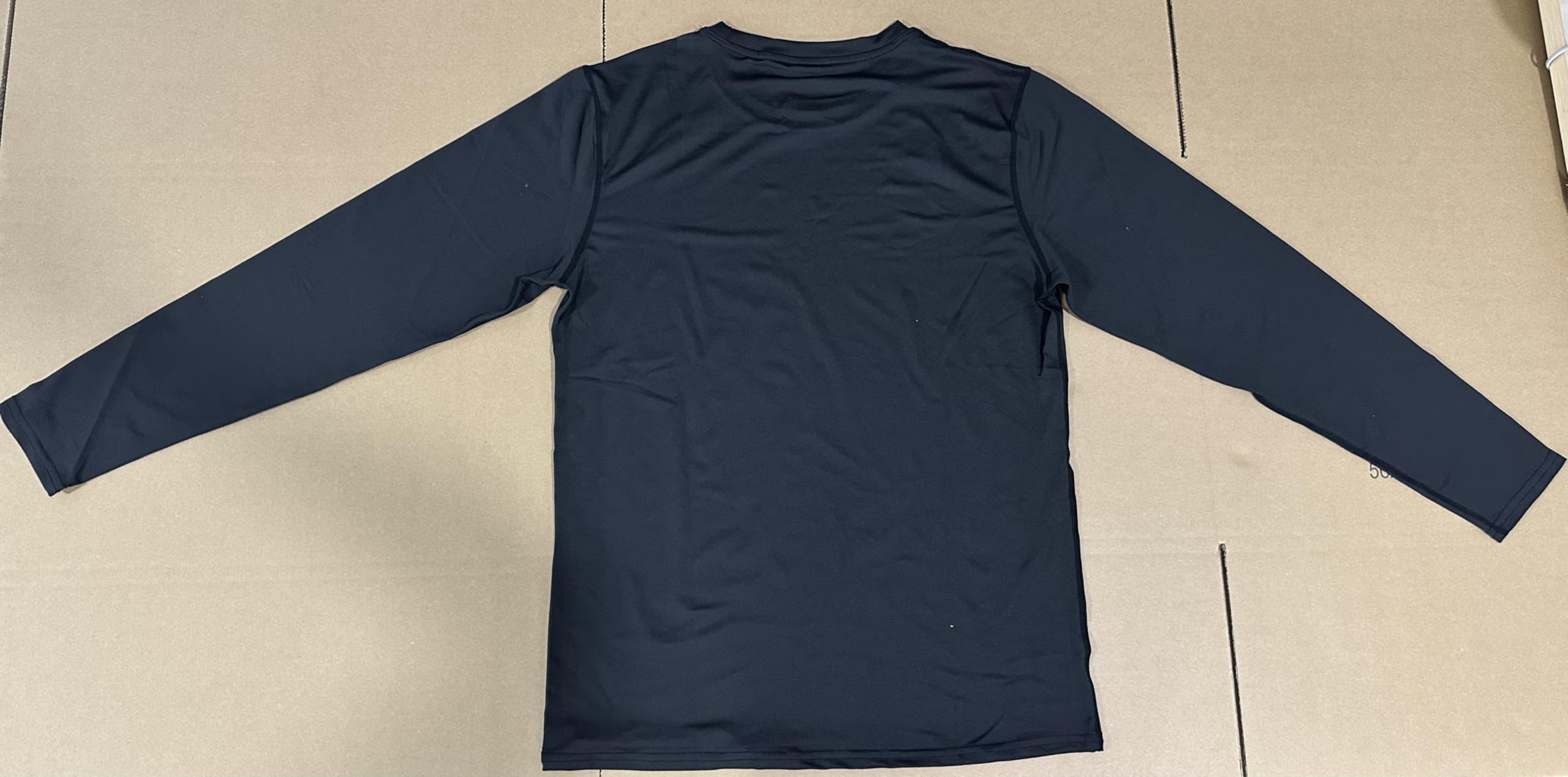 Men's UPF 50+ Sun Protection Long Sleeve Performance Shirts - 1 or 3 Pack Moisture Wicking Athletic Shirts for Running, Gym Workout & Outdoor Activities
