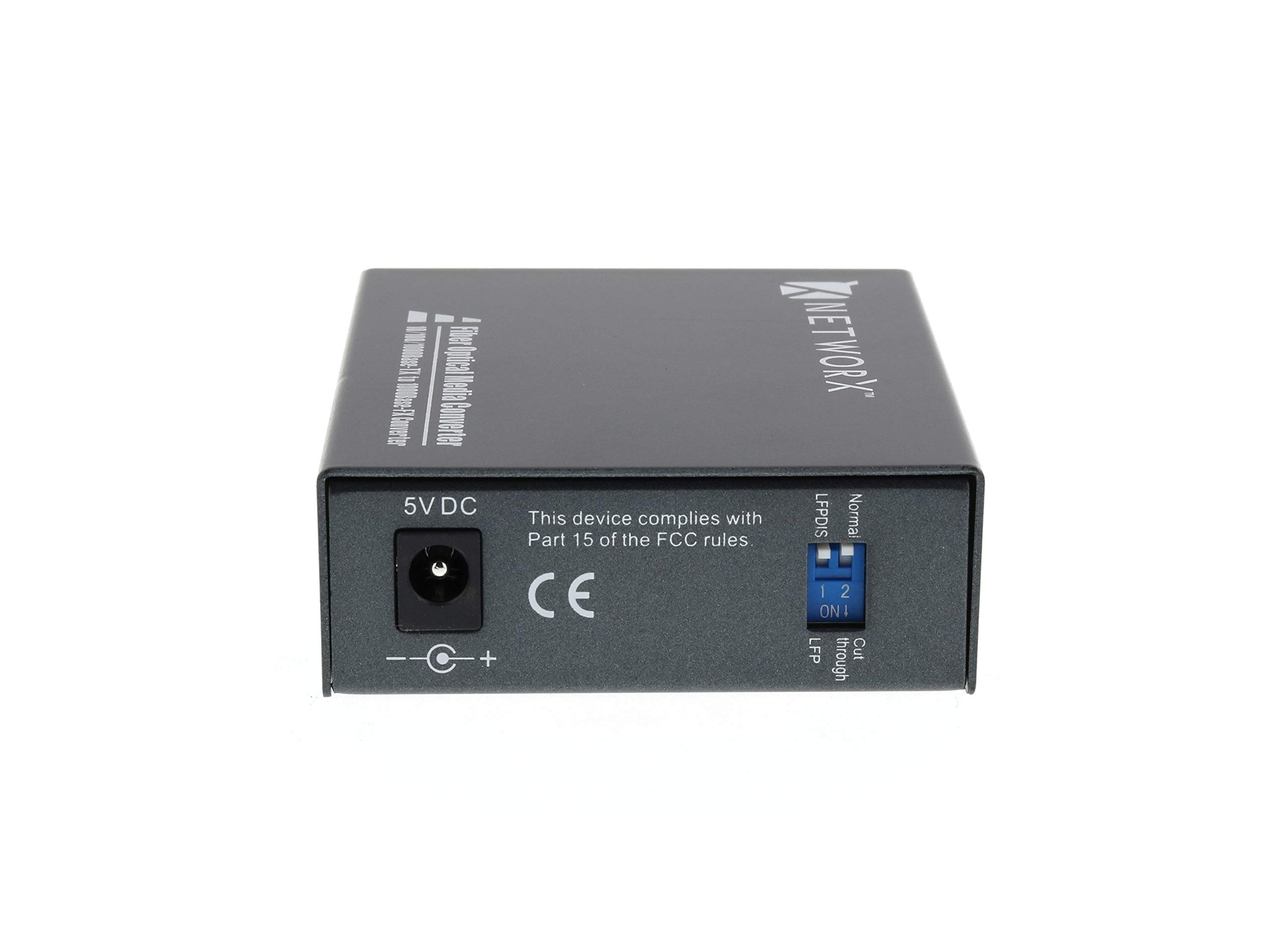 Gigabit Ethernet Fiber Media Converter - UTP to 1000Base-SX SC Multimode - High-Speed Network Conversion for Office, Data Center & Home Use
