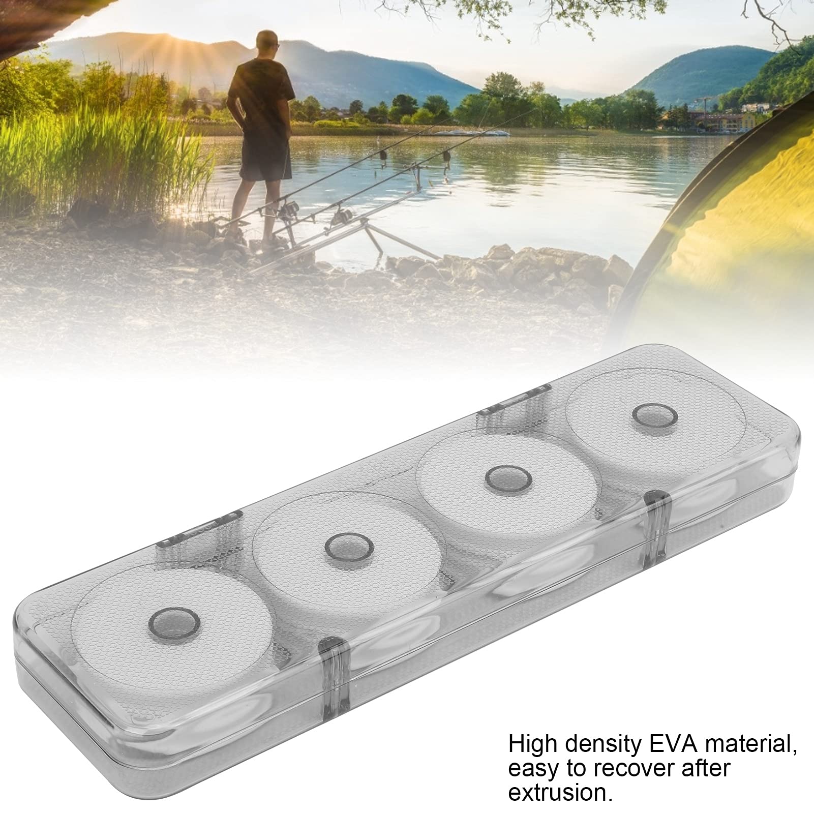 Shanrya 8-Piece Fishing Line Spooler Kit - Plastic Foam Line Holder, Storage Organizer, Lure Rig Keeper & Reel Counter for Freshwater, Saltwater & Ice Fishing | Compact & Durable for Boat, Shore & Kayak Anglers