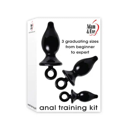 Adam & Eve Anal Trainer Kit – Premium Silicone Butt Plug Set for Beginners to Advanced – Comfortable, Gradual Stretching for Anal Play – Perfect for Couples & Solo Use at Home