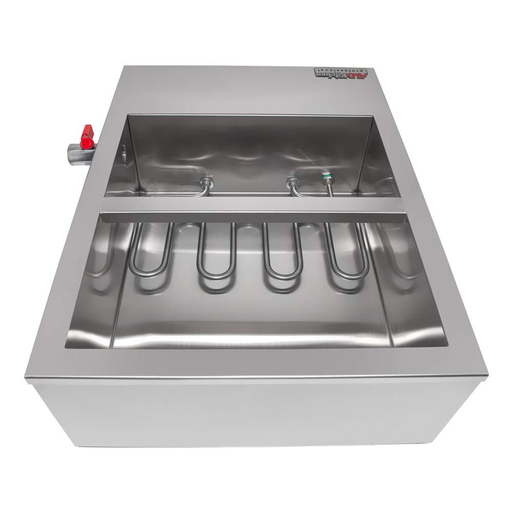 ALDKitchen 18 Lbs (8 Kg) Digital Chocolate Melting Pot with Precise Temperature Control - 110V Dual Tank Chocolate Melter for Candy Making, Cake Decorating & Fondue (Perfect for Bakeries, Home Kitchens & Commercial Use)
