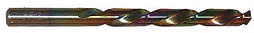 Westward Cobalt Jobber Length Drill Bit - Size O, 135° Point Angle, Straw/Bronze Finish - 2-Pack | Ideal for Metalworking, Woodworking & DIY Projects