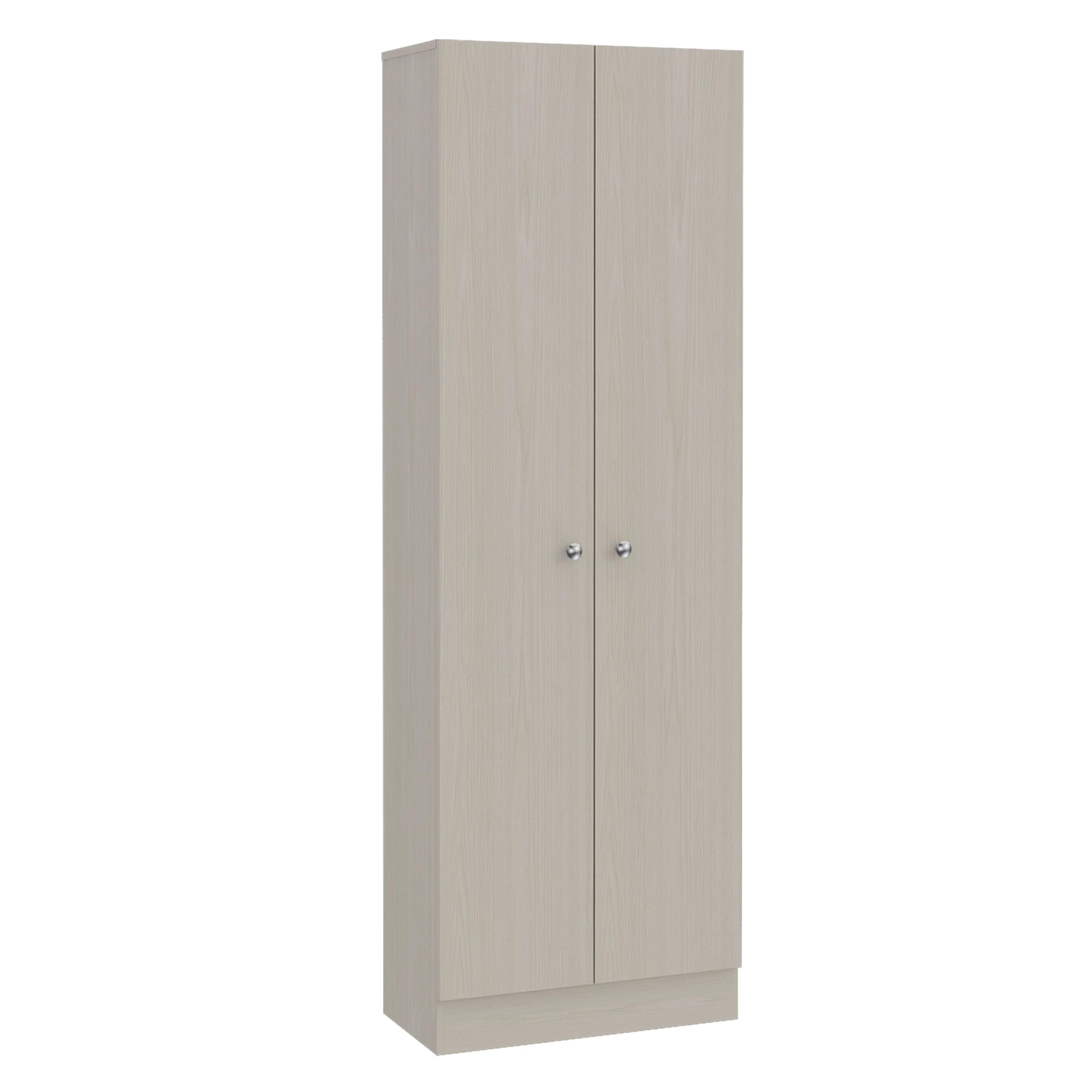 Tuhome 5-Shelf Double Door Pantry Cabinet with Multistorage - Pearl White | Perfect for Kitchen, Pantry, and Home Organization Storage Solutions