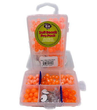 BnR Tackle Soft Beads Pro Packs - Premium Fishing Beads for Salmon & Trout - Ideal for Fly Fishing & Bait Rigging in Alaska Waters