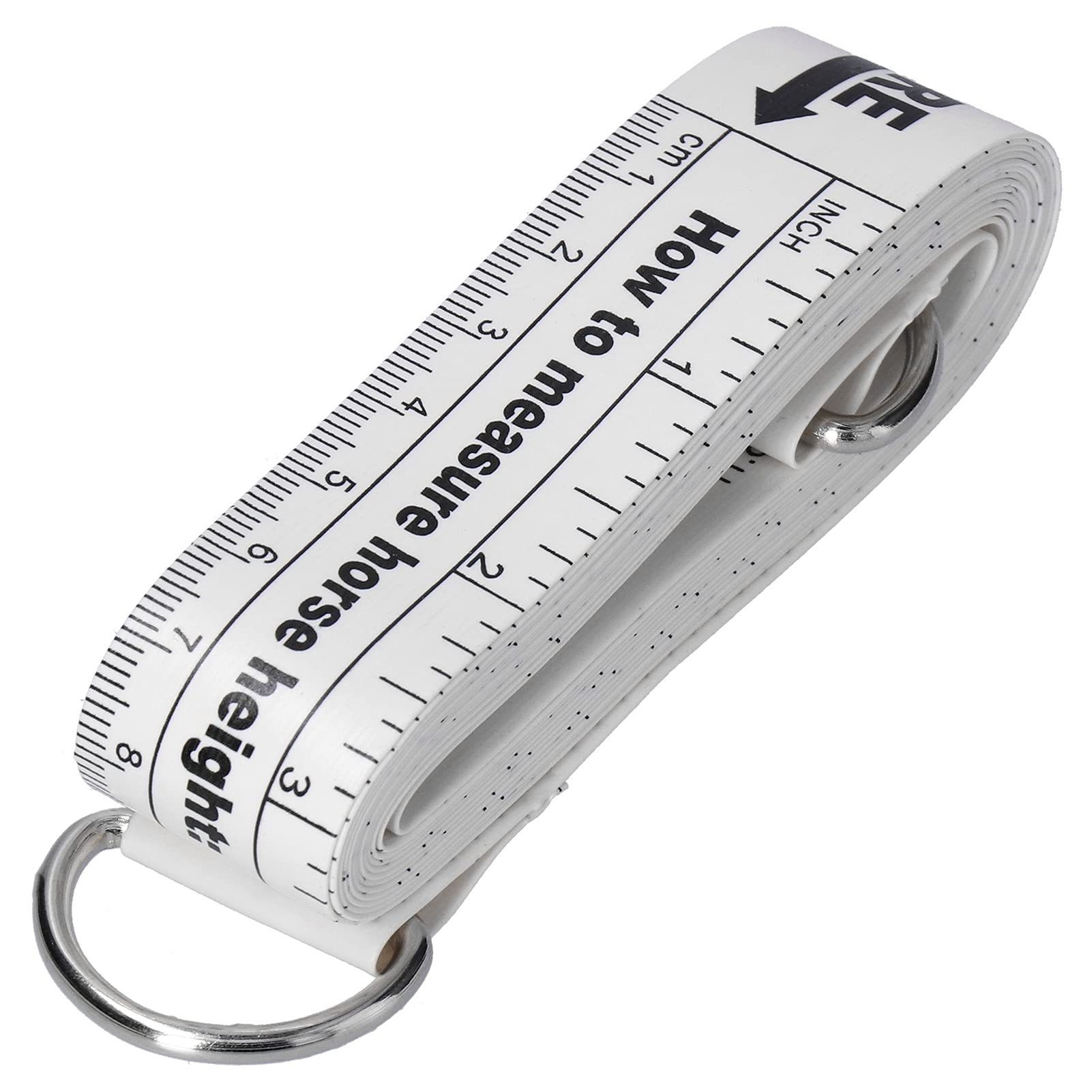 Horse Measuring Stick & Tape - 2.5m Double-Sided Portable Height Measurement Tool for Horses, Ponies & Livestock | Perfect for Farms, Stables & Veterinary Use
