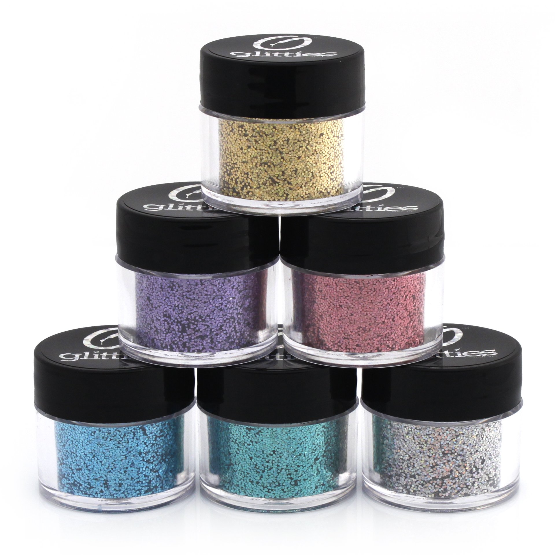 6 PK Premium Hexagon Glitter Kit (.015