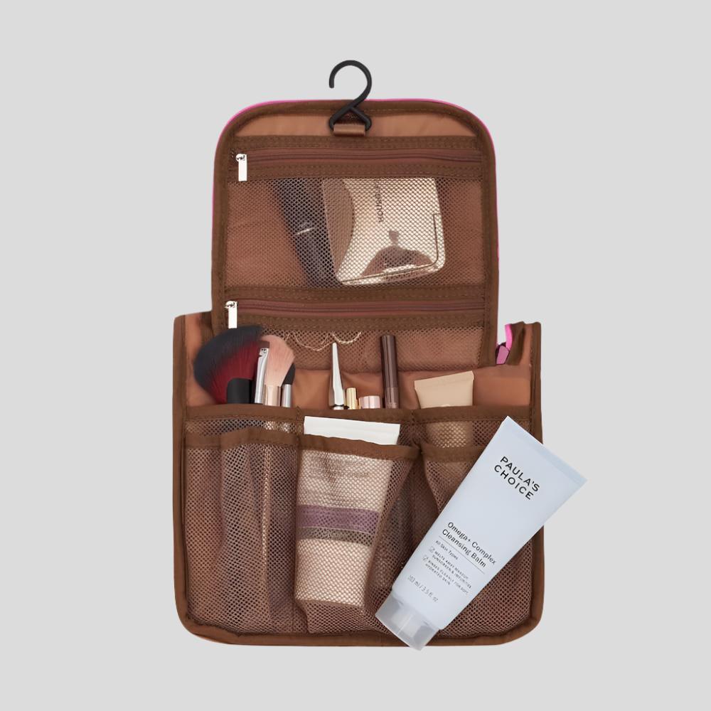 Bon Voyage Travel Toiletry Bag - Waterproof Hanging Cosmetic Organizer with Multiple Pockets | Perfect for Vacation, Camping & Business Trips