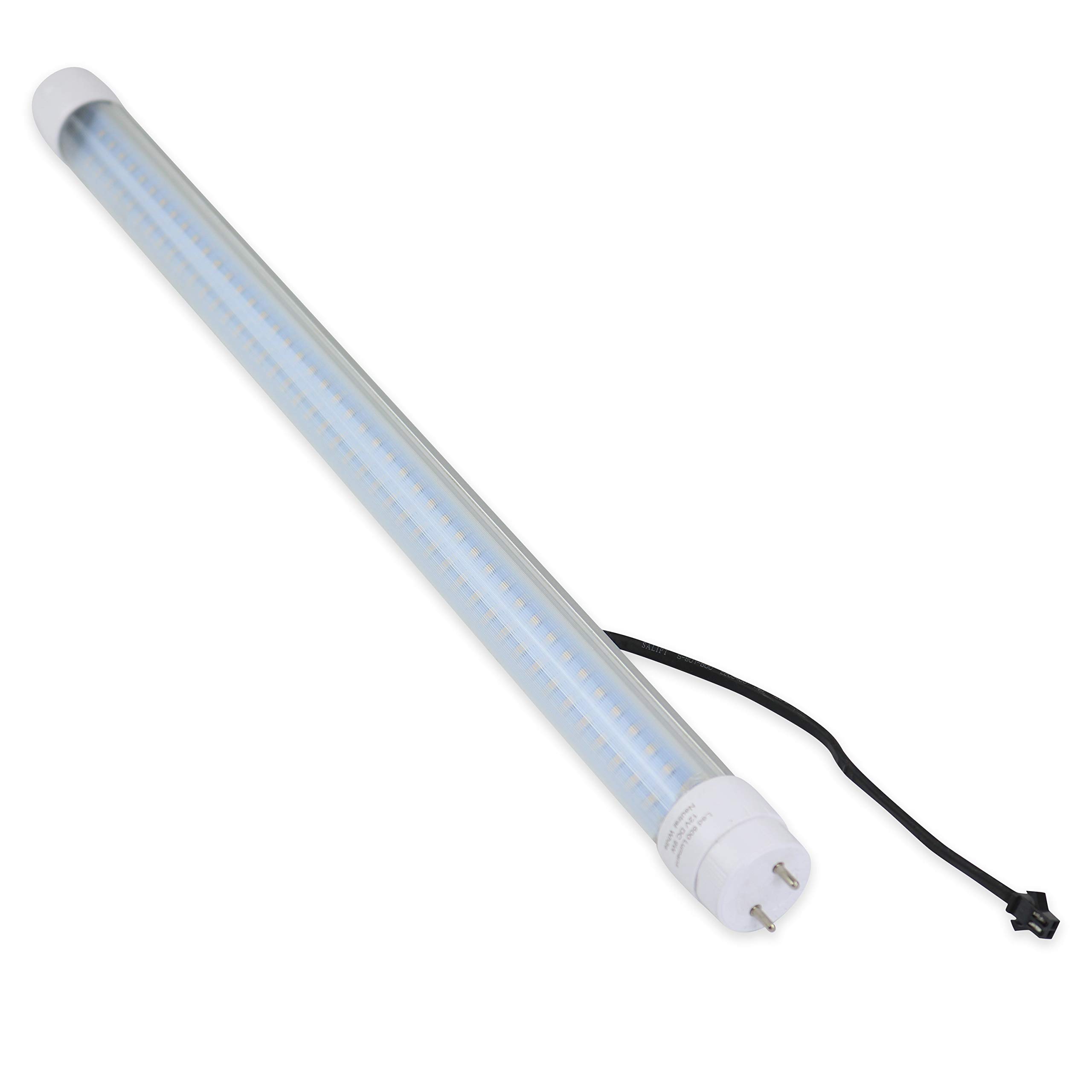 RV LED Light Bulb T8 - 18 Inch Fluorescent Tube Replacement, 600 Lumen Warm White (10 Pack) - Perfect for Camper, Motorhome & Trailer Interior Lighting