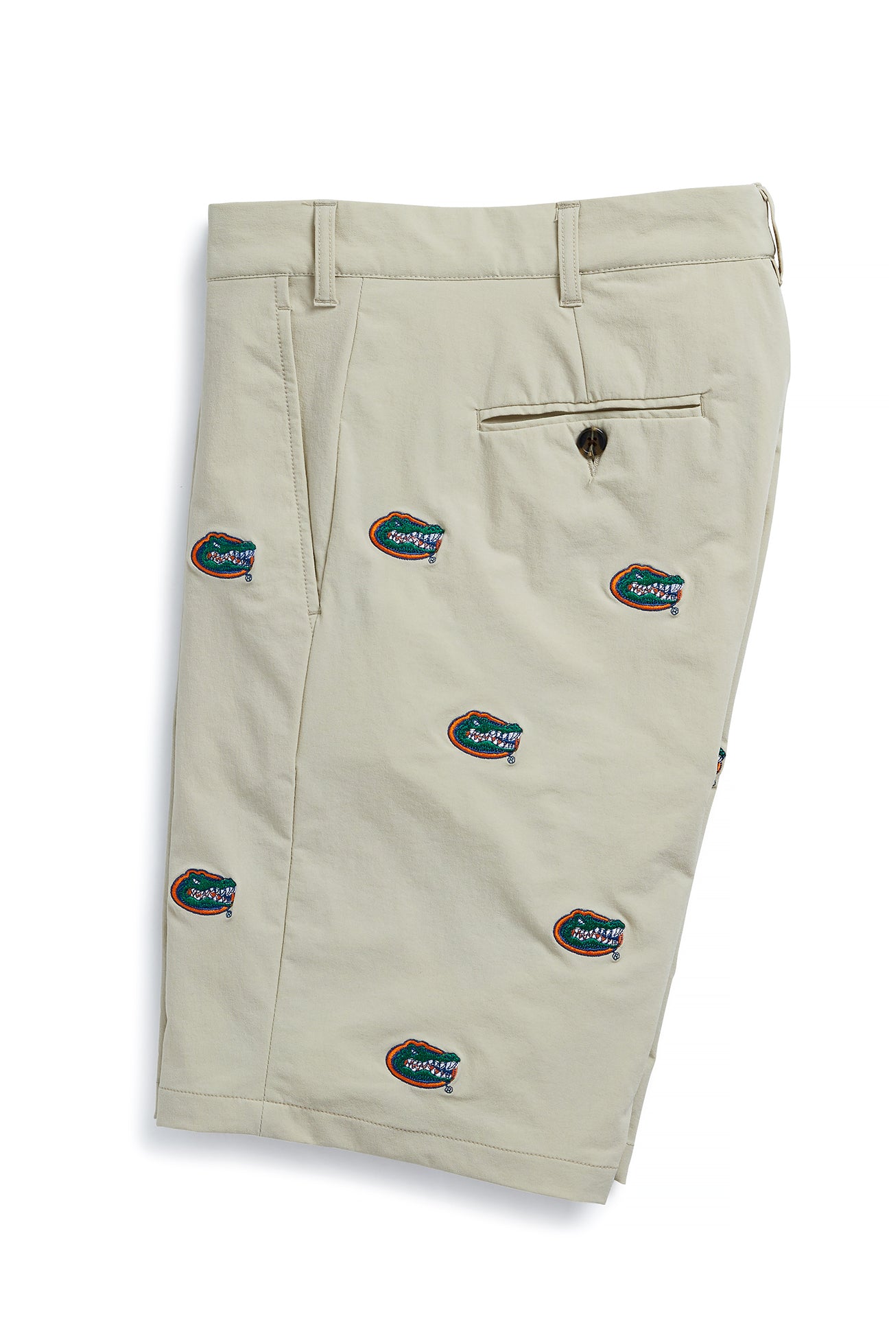 University of Florida Gators Collegiate Performance Shorts in Khaki - Comfortable Athletic Shorts for Game Day & Casual Wear