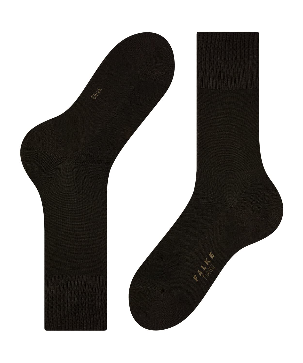 FALKE Men's Tiago Dress Socks - Sustainable Cotton Crew Socks for Business & Formal Wear - 1 Pair Premium Comfort Socks for Office, Wedding & Special Occasions