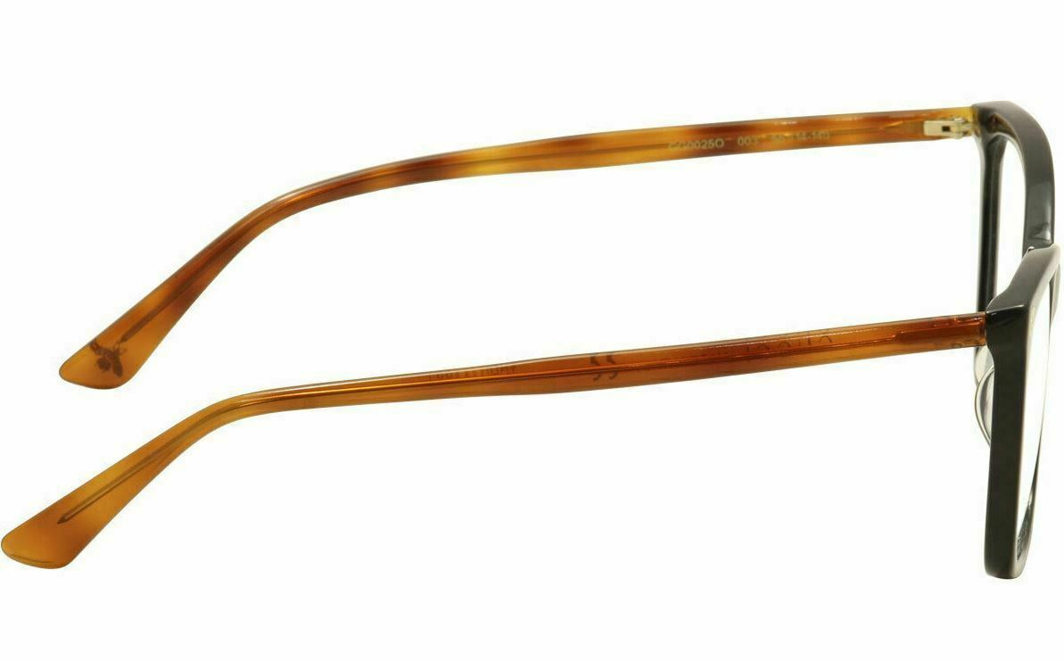 Gucci GG 0025 O 003 Black Havana Eyeglasses for Men & Women - Stylish Designer Sunglasses for Everyday Wear & Fashion Accessories