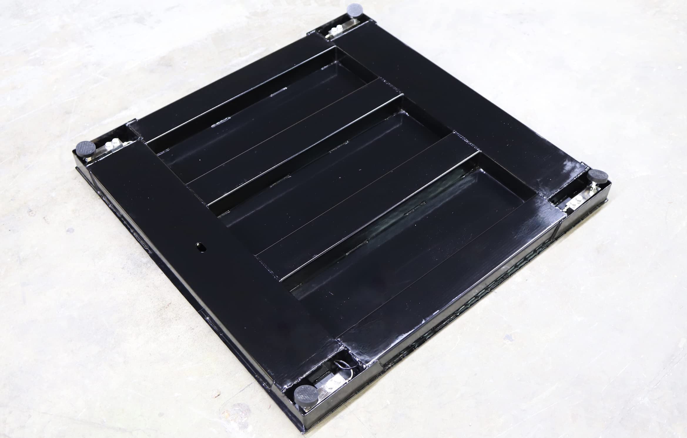 Industrial Pallet Scale 4x4 ft - 10,000 lb Capacity with Printer - Heavy Duty Floor Scale for Warehouses, Shipping & Logistics - Accurate Weighing Solution for Pallets, Crates & Large Loads