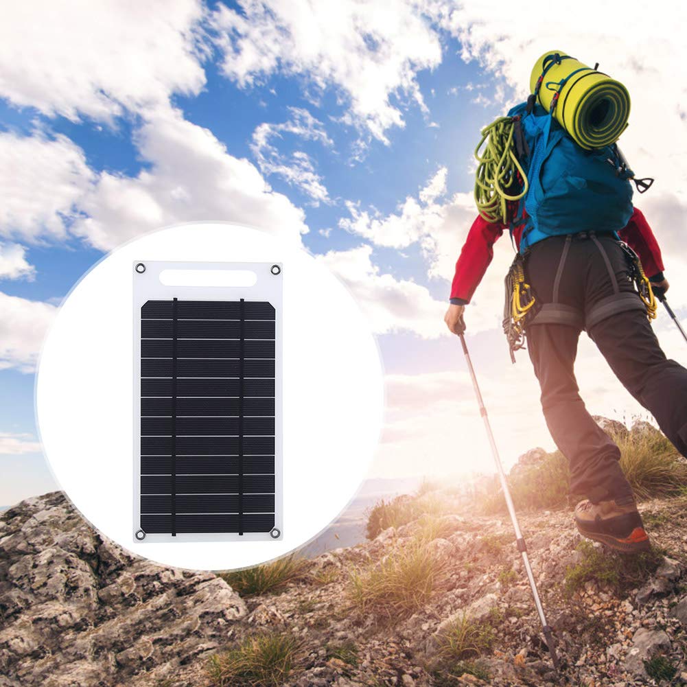 Ultra-Thin Solar Phone Charger - Waterproof Portable Charging Panel for Outdoor Camping, Hiking & Emergency Power Supply