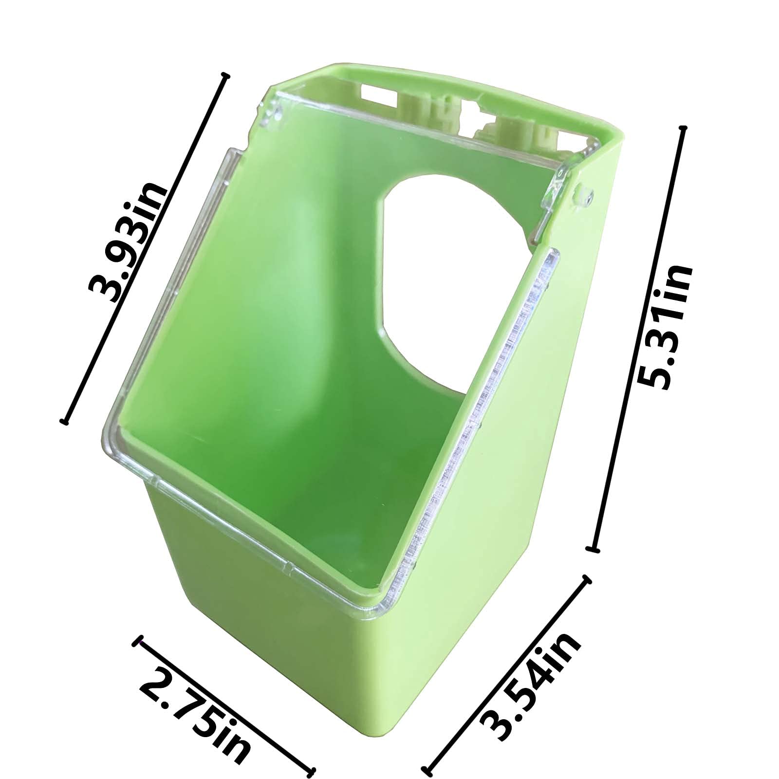 2 Pack Pigeon & Quail Bird Feeder with Water Dispenser - Durable Chicken & Pet Drinkers with 2 Hole Bowls for Food & Water - Perfect for Backyard Poultry, Coops & Bird Cages