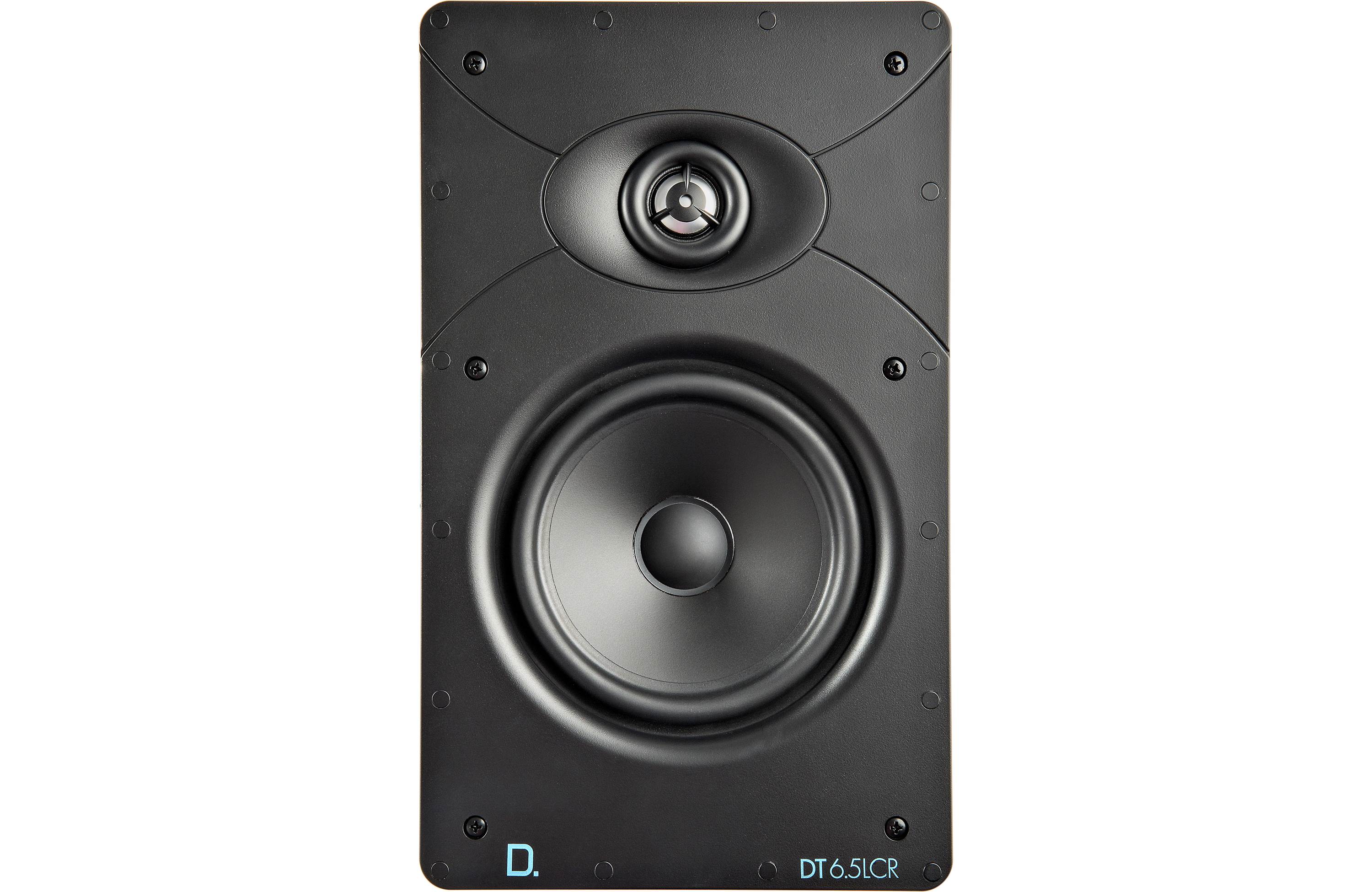 Definitive Technology DT 6.5 LCR 6.5 Inch In-Wall Speaker - High Performance Home Theater Audio for Living Room & Home Cinema (Open Box, Each)