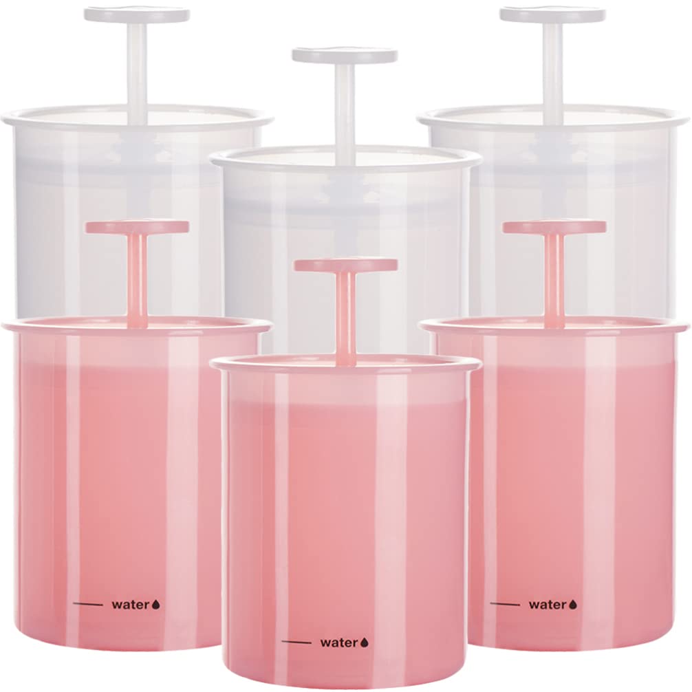 FOMIYES 6-Pack Facial Foam Cups | Manual Foam Maker for Rich Creamy Lather | Portable Face Wash Foamer Cup | Skin Care Tools for Home & Travel | Perfect for Daily Cleansing, Spa Days & On-the-Go Skincare