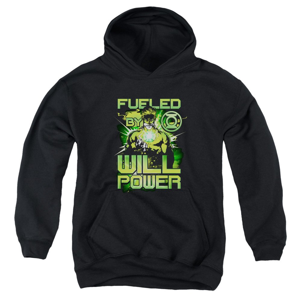 Trevco Green Lantern Unisex Youth Pullover Hoodie - Superhero Costume & Casual Wear for Kids & Teens