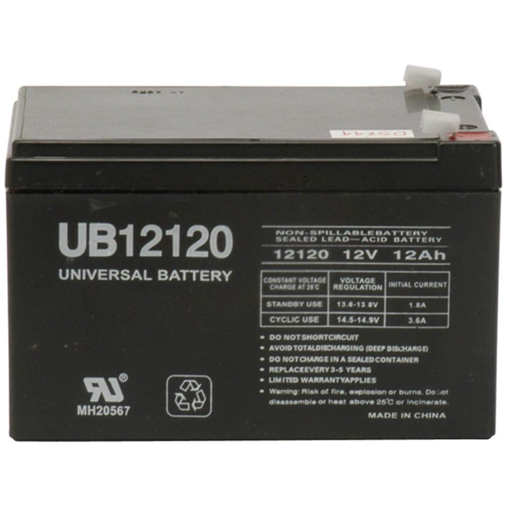 Universal Power Group 12V 12Ah Replacement Battery for Currie eZip 650/E650/E-650 Electric Scooter & Bike - Perfect for Commuting, Campus Travel & Eco-Friendly Transportation