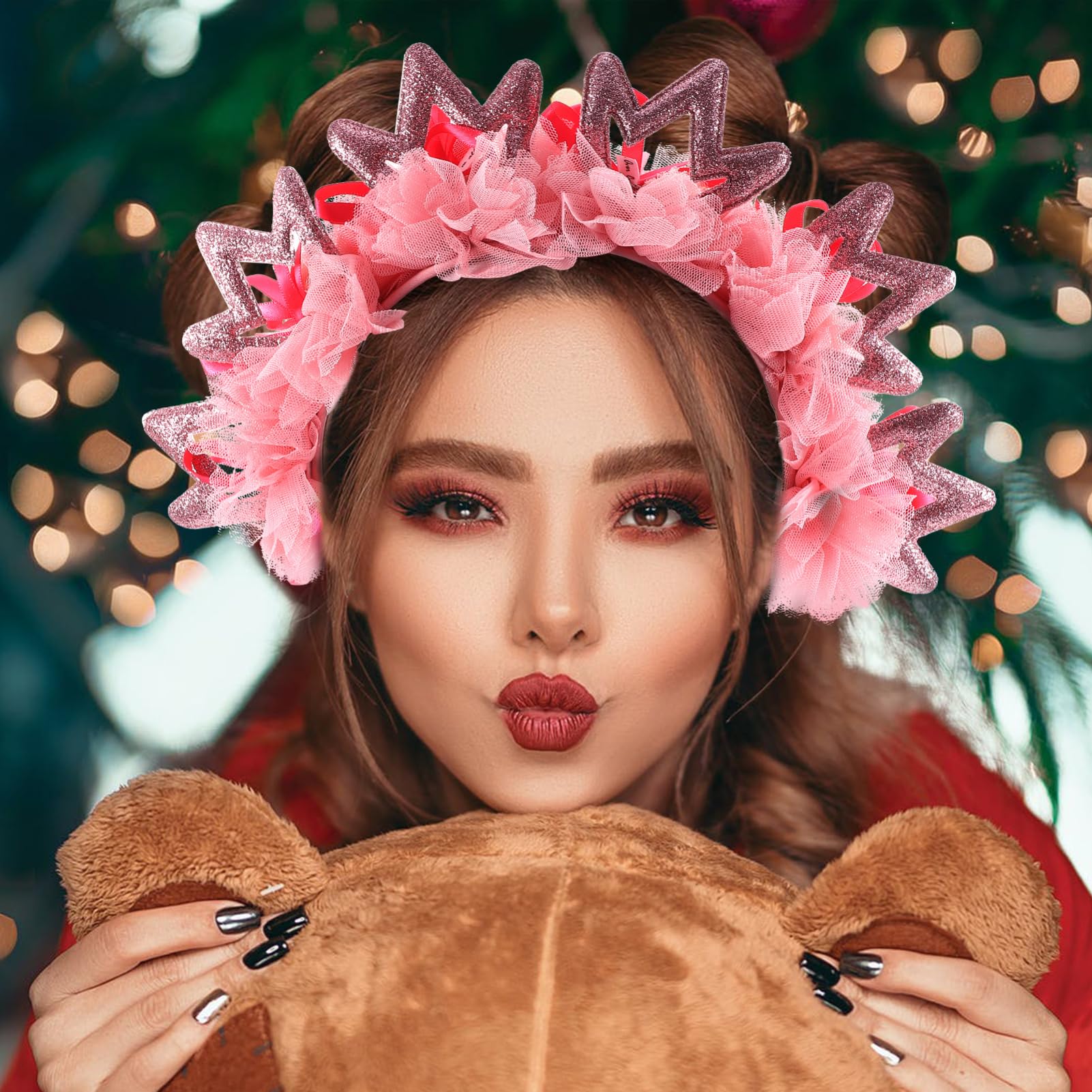 POPETPOP Women's Fashion Headbands & Tiaras - Elegant Hair Accessories for Girls, Parties, Weddings & Festivals | Perfect for Daily Wear, Special Occasions & Photo Shoots